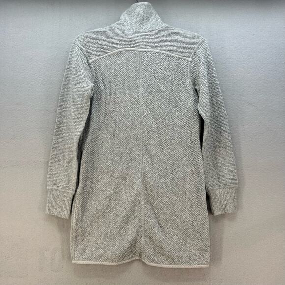 Lululemon Jacket Women's 2 Light Gray On Repeat Full Zip Textured Athleisure - Picture 11 of 12